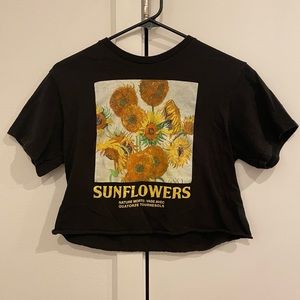Crop graphic t-Shirt